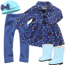 Teamson Kids - Sophia's par Winter Tenfit avec des bottes pour 14,5 'poupées, bleu