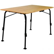 Soplair - Table Agora Plateau Bambou 2 Personnes Pieds Réglables Camping Car