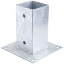 Support d'ancrage de pergola galvanisé 71x71mm