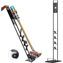 Soporte Aspiradora Compatible Para Dyson V6 V7 V8 V10 V11 V12 Metálico Con Ruedas