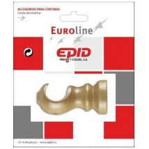 Epid - Soporte barra cort 19x69mm frontal mad nat