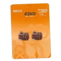 Epid - fplus cortina 2 soporte barra 19 mm pasillo cilindrico 06 negro
