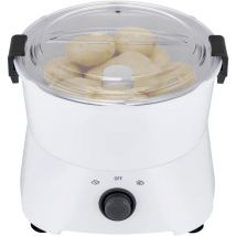 Gojoy - Soporte de mesa para pelar patatas, 85 w, pelador de patatas eléctrico, dos opciones de modo, pelar cuchillas de acero inoxidable, para