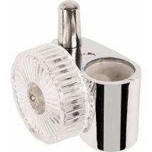 Aquasu - Soporte de set de ducha con grifo cromado de 18 mm.