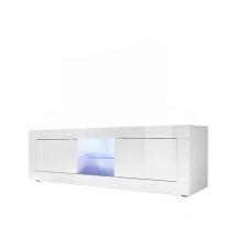 Homemania - Mueble de tv 2 Puertas sin Iluminación L180 cm - Initial