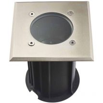 Leclubled - Conjunto montado GU10 AC220-240V resistente al agua IP67 Square - perforación Difusor transparente de 90mm