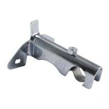 Brico - soporte frente 16/19mm fijo zincado , Soporte frente para barra de cortina zincado No8.