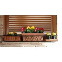 Balconcillo clásico negro forja ancho regulable 101 a 141 cm