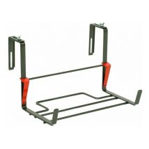 Jardifer - Soporte Balcón Rectangular Gris, Al.26,5 x L.38 Cm