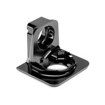 Peka - soporte lateral zamak pk2 con taladro ø6mm espesor 18-19 acabado níquel oscuro