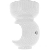 Soporte Madera Liso Techo 20x 68 mm. Blanco
