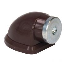 Soporte magnético para puerta 011/572/2 H.38mm Ku.grau fijación con pasador SCHNEGEL