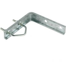 Staffa di supporto 128mm zinco + telev.rpr.
