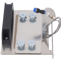 Ej.life - Soporte para amoladora angular de azulejos, corte de bisel de 45 grados, soporte ajustable de acero inoxidable, piedra cerámica