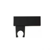 Kiamami Valentina - Soporte Para Manija De Ducha De Pared Cuadrado Negro Opaco