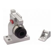 Butée de porte 001/588/1 aluminium argent émaillé fixation au sol Schnegel