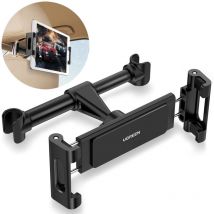 Ugreen - Soporte para smartphone y tablet para reposacabezas de coche, color negro