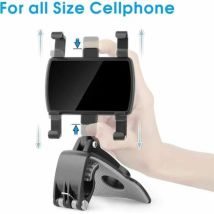 Soporte Para Teléfono De Coche Con Rotación De 360 Grados, Compatible Con Gps Y Smartphones De 4 A 7 Pulgadas (negro)
