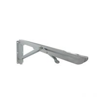 Soporte Retráctil De Acero Epoxi Blanco, Al.14 x P.40 Cm Sans marque