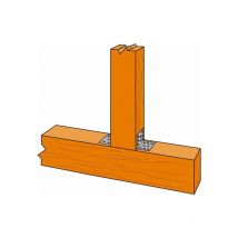 Simpson Strong Tie - Soporte simple simpson - A60xB80xC80x2.5mm - ES11/60