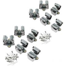 Wiltec - Soportes cuelga escobas 10x Colgadores escoba fregona Portaescobas de pared Orden Hogar Accesorios