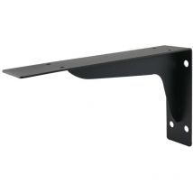 Qiyao - Soportes triangulares, 2 piezas, soportes industriales resistentes para estantes, soportes flotantes de metal para pared, para estanterías o