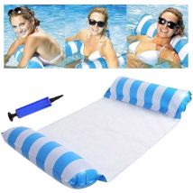 Multi Usage Flottantes Hamac, Flotteur Gonflable Piscine 4 -en-1flottant De Inclinable Flotteur Hamac Hamac D'Eau Multi-usage Pliable Flottantes Hamac