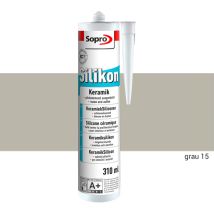 12x Sopro Keramiksilicon 310ml Grau 15