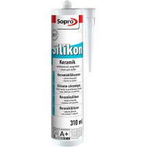 Silikon Keramik Fugen Fliesen 310ml Abdichtung Farbe transparent 12 Stück - Sopro