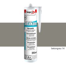 Silikon Keramik Fugen Fliesen 310ml Abdichtung Farbe betongrau 1 Stück - Sopro