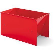 Sori - Bac à sable - Contenance : 100 l - Dimensions (l x p x h) : 750 x 450 x 440 mm - Coloris : rouge