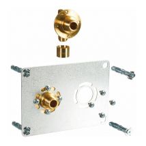 Sortie de cloison double à glissement - Entraxe 50 mm - PER diamètre 16 mm - M 3/8' - Robifix - Watts industries