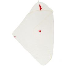 Sortie de bain Love Crème 75x75 cm