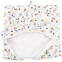 Sortie de bain Safari Blanc 75x75 cm