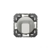 Sortie de câble standard Legrand Dooxie aluminium