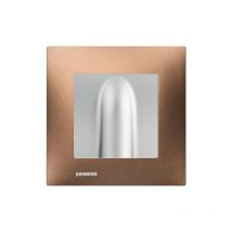 Sortie de cable Silver Delta Viva + Plaque Métal Marron Siemens