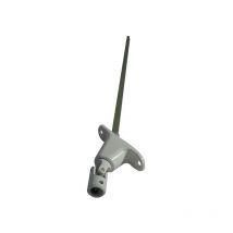 Zurfluh Feller - zurfluh-feller Sortie De Caisson 90° Entree Ø12 Sortie C8 Lg500 - Blanc (embase Etroite)