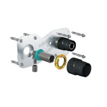 Kit plaque Robifix pour tube per ou pb - Entraxe 150mm - raccord coudé à glissement - ø sortie M3/4' - tube ø 16mm