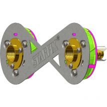 Anquier - Sortie de cloison starfix 150 per à sertir ø 16 - Femelle 1/2' (15/21) droit