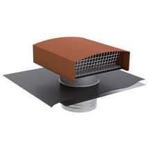 Chapeau Toiture Rouge D160 Forme Rectangulaire