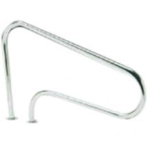 Sorties de bain pour piscine avec 2 ancrages extérieurs - 125 x 80 cm - Inox - a sceller