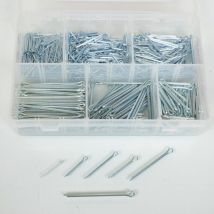 Sortiment 555 Mechanische Splinte Ge-236 Ø1.5/2.2/3/3.5mm Für