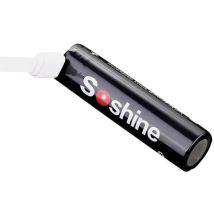 18650USB-3.7-3600 Batteria ricaricabile usb micro-B. 18650 Li-Ion 3.6 v 3600 mAh - Soshine