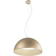 "Sospensione LED COCO in metallo oro 40W con funzione CCT 50 cm."