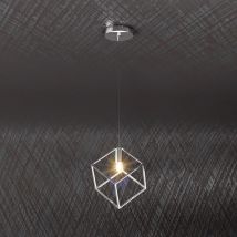 Sospensione Moderna Frame Metallo Cromo 1 Luce G9