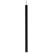 Sospensione tubolare led 7,5w luce calda 3000k 230v da interno in alluminio verniciato colore nero dl031/ne - Nobile Illuminazione