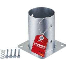 So-tech - sotech Bodenanker zum Aufschrauben Stahl feuerverzinkt optimal für Garten oder Terrasse, Pfostenträger für Rundholz (rund ø 100 mm) 152 mm