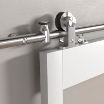 So-tech - sotech Edelstahl Schiebetüren Set mansion mit Softclose (von oben anschraubbar) bis 80 kg Türgewicht, max. 1000 mm Türbreite, 30-40 mm