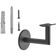 Sotech Handlaufhalter classic Höhe 67,8 mm Ausladung 67,5 mm für Handläufe mit ø 45 mm, Schwarz, 5 Stück