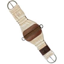 Pool's - Sottopancia western a cordoncini in Mohair con rinforzi in pelle e fibbie inox: 36' = 91 cm
